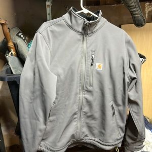 Size large carhartt jacket. Waterproof and wind proof
